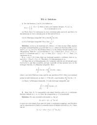 5 Questions on Functional Analysis with Solution - Homework 4 | MATH ...