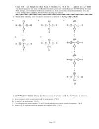 16 Multiple Choice Questions on General Chemistry I - Exam 3 | CHEM ...