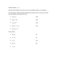 Problems on Domain and Horizontal Asymptotes - Assignment | MATH 1310 ...