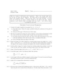 10 Problems for Exam 1 - Calculus II | MATH 175 - Docsity