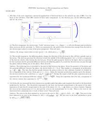 4 Questions on Introduction to Electromagnetism and Optics - Exam II ...