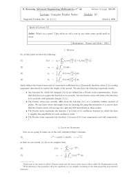 Advanced Engineering Mathematics - Solved Assignment 2 | MATH 348 - Docsity
