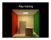 Ray Tracing - Introduction to Computer Graphics | CMPS 160 - Docsity