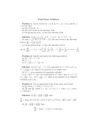 Everything about Calculus - Multivariate Calculus | MATH 200 - Docsity