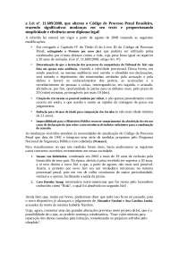 A Lei nº 11.689 - a Lei nº 11.689 - Docsity