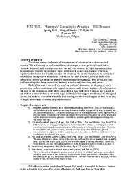 History of Sexuality in America (1600-Present) - Prof. Carolyn Eastman