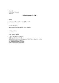 Phl 313K Spring '96 Exam 3: Proofs in Set Theory