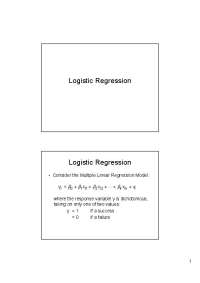 Logistic Regression - Lecture Slides | STAT 579