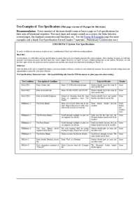 Test Specifications for EMS IMPACT System and Client Project