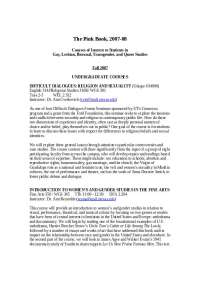 Queer Studies Courses at The University of Texas at Austin