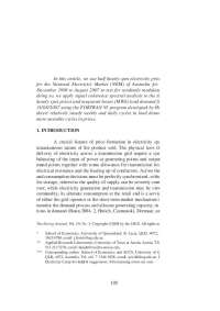 Analysis of Periodicity in Australia’s National Electricity Market