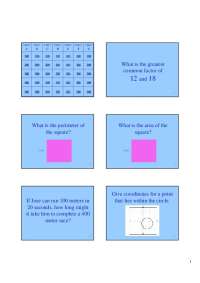 Math Problems and Solutions for TAKS 7 Exam - Prof. Pamela G. Powell