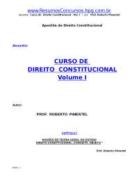 Apostila de Direito Constitucional