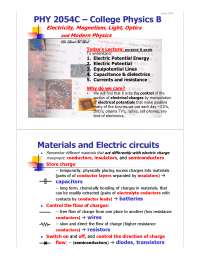 Electric Potential Energy, Equipotential Lines - Lecture Slides | PHY ...