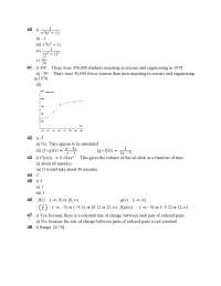 Test Two with Answers - College Algebra | MATH 110 - Docsity