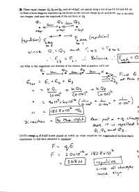4 Solved Questions Exam - General Physics B | PHY 2049C - Docsity