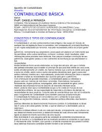 contabilidade basica