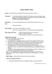 MIS 374 Exam 2 Review: Recommending Strategies for System Lifecycle