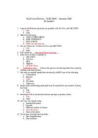 Final Exam Review for Environmental Geographic Information Systems | GRG 360G