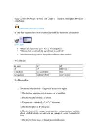 Transient Atmospheric Flows and Disturbances - Study Guide | GEO 105
