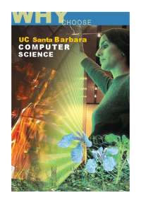 UCSB Computer Science: A Creative and Highly Demanded Discipline