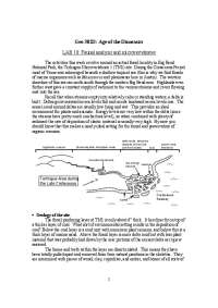 Faunal Analysis and Microvertebrates - Lecture Notes | GEO 302D