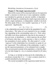 Ordinary Least Squares (OLS) Regression and Simple Linear Regression