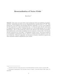 Renormalization of Vector Fields: Hamiltonian Systems and Normal Forms