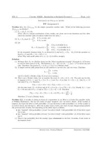 3 Problems with Solutions on Stochastic Processes - Assignment | M 362M