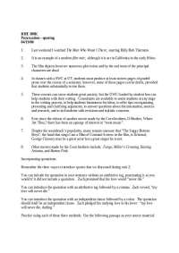 Punctuation and Film Noir: Understanding Quotations and the Human Skull in RHE 309K - Prof