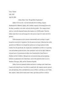 Gildan Activewear: Labor Practices and Environmental Sustainability - Prof. Richard D. Hey
