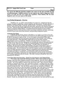 Sample Midterm Exam for Business System Development | MIS 374