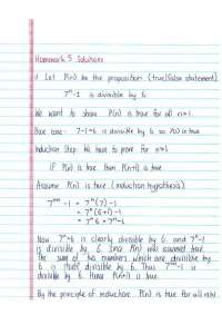 8 Problems on Induction Hypothesis - Homework 5 | M 325K