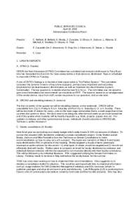PSC Meeting: OTNG Report, ORION Indexes, Serials Cancellations, My.UCLA Implementation