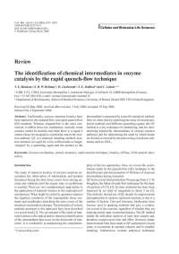 Quench Flow (QF) Method: Identifying & Characterizing Enzyme Reaction Intermediates