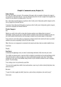 Comments on Eric's Passion Project: Helping Others