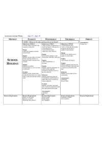 Weekly Science Agenda: Learning about SI Units, Graphing, and Linear Functions - Prof. Pam