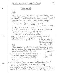Solution Key for Practice Problems - General Physics with Calculus | PH ...