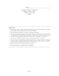 Test 5 Questions for Contemporary Mathematics - Fall 2009 | MATH 203 ...