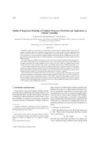 Analysis of Climate Dynamics: Estimating Lorenz Model Parameters using Multiple Regression