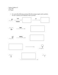 Practice Midterm 2 | Organic Chemistry II | CHEM 30B - Docsity