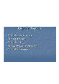 Political Landscapes - Lecture Slides | GRG 305
