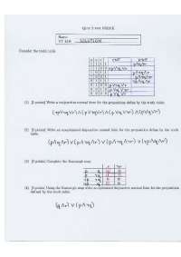 4 Questions on Discrete Mathematics with Solution - Exam | M 325K