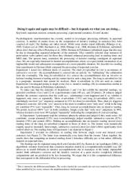 Investigating Aspectual Coercion: Processing Difficulties and Event Calculus