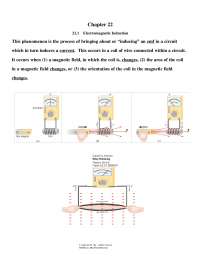 Notes on Electromagnetic Induction - General Physics | PHYS 2002 - Docsity