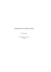 Baer Rings and Baer: Rings - Lecture Notes | L A 1