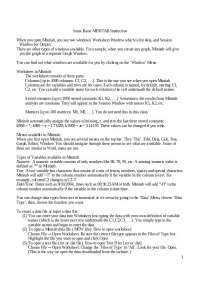 Some Basic Minitab Instruction - Introduction to Statistics | STA 282