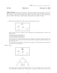 4 Questions with Solutions Midterm Exam 2 | N S 0 - Docsity