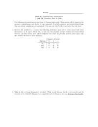 Quiz 25 Practice Problems - Contemporary Mathematics | MATH 203 - Docsity