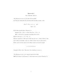 Optimization - Homework 3 Practice | MATH 5750 - Docsity